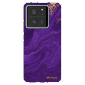 Picasee silikonový průhledný obal pro Xiaomi 13T Pro - Fialová