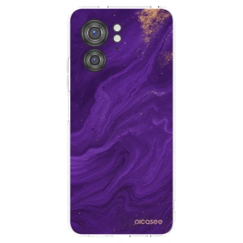 Picasee silikonový průhledný obal pro Motorola Edge 40 - Fialová