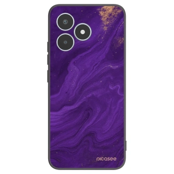 Picasee silikonový černý obal pro Realme C53 - Fialová