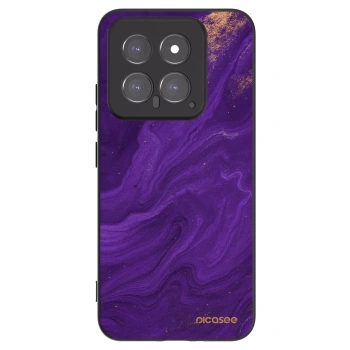 Picasee silikonový černý obal pro Xiaomi 14 - Fialová