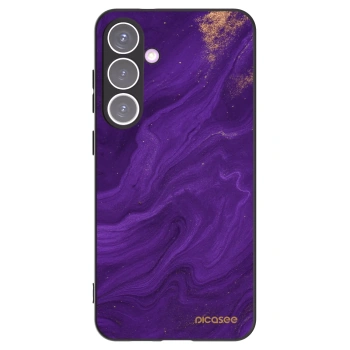 Picasee silikonový černý obal pro Samsung Galaxy S24+ S926B 5G - Fialová