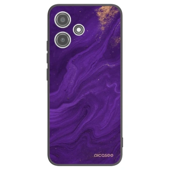 Picasee silikonový černý obal pro Xiaomi Redmi 12 5G - Fialová
