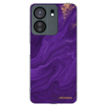 Picasee silikonový průhledný obal pro Xiaomi Redmi 13C 4G - Fialová