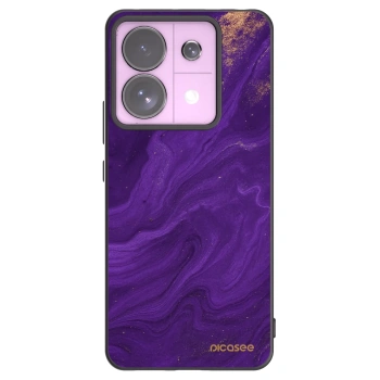 Picasee silikonový černý obal pro Xiaomi Redmi Note 13 Pro 5G - Fialová