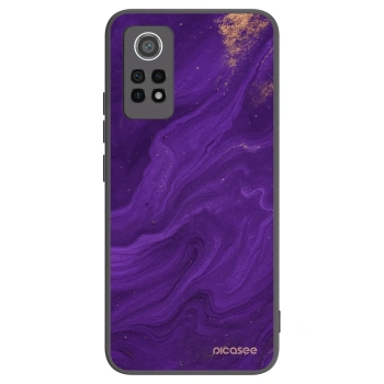 Picasee silikonový černý obal pro Xiaomi Redmi Note 12 Pro 4G - Fialová