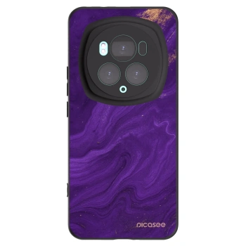 Picasee silikonový černý obal pro Honor Magic6 Pro - Fialová