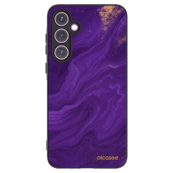 Picasee silikonový černý obal pro Samsung Galaxy A35 5G A356B - Fialová