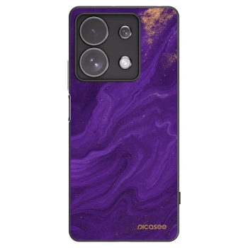 Picasee silikonový černý obal pro Xiaomi Redmi Note 13 Pro 4G - Fialová
