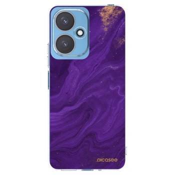 Picasee silikonový průhledný obal pro Xiaomi Redmi 13C 5G - Fialová