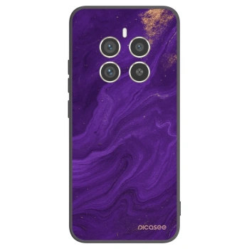Picasee silikonový černý obal pro Realme 12 Pro 5G - Fialová