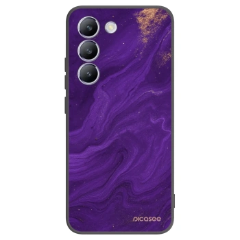 Picasee silikonový černý obal pro Vivo V40 SE 5G - Fialová