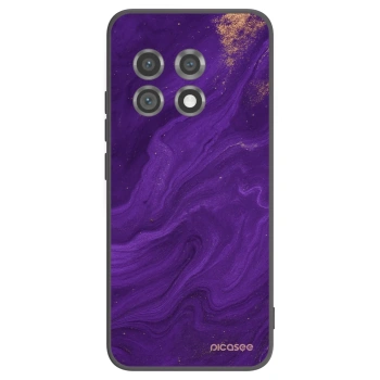 Picasee silikonový černý obal pro OnePlus 11 5G - Fialová