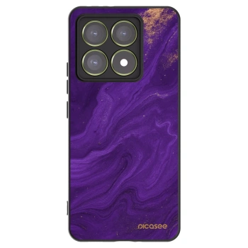 Picasee silikonový černý obal pro Xiaomi 14T - Fialová