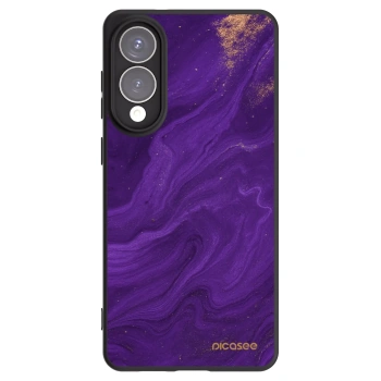 Picasee silikonový černý obal pro Samsung Galaxy S25 Edge 5G - Fialová