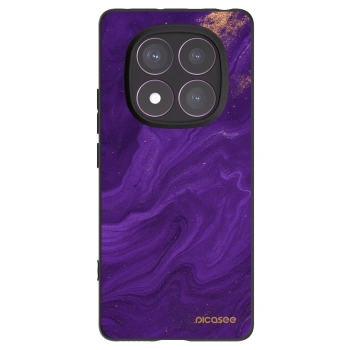 Picasee silikonový černý obal pro Xiaomi Redmi Note 14 Pro 4G - Fialová