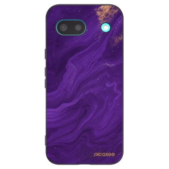 Picasee silikonový černý obal pro Google Pixel 8 - Fialová