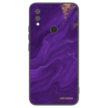 Picasee silikonový černý obal pro Xiaomi Redmi Note 7 - Fialová