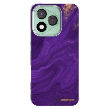 Picasee silikonový průhledný obal pro Honor 400 Lite 5G - Fialová
