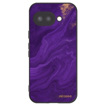 Picasee silikonový černý obal pro Google Pixel 9a - Fialová