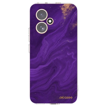Picasee silikonový průhledný obal pro Honor 400 5G - Fialová