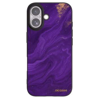 Picasee silikonový černý obal pro Apple iPhone 17 - Fialová