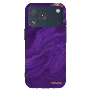 Picasee silikonový průhledný obal pro Apple iPhone 17 Pro - Fialová