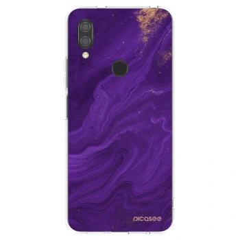 Picasee silikonový průhledný obal pro Xiaomi Redmi 7 - Fialová