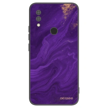 Picasee silikonový černý obal pro Xiaomi Redmi 7 - Fialová