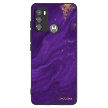 Picasee silikonový černý obal pro Motorola Edge 60 5G - Fialová