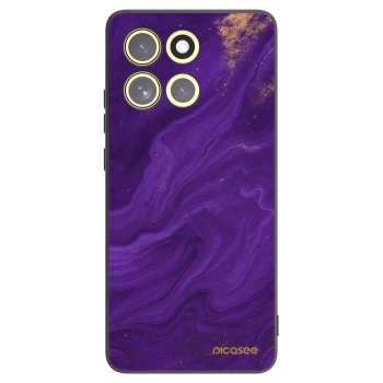 Picasee silikonový černý obal pro Motorola Moto G86 5G - Fialová