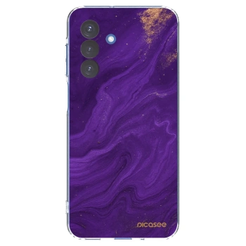 Picasee silikonový průhledný obal pro Samsung Galaxy A17 5G - Fialová