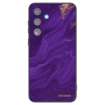 Picasee silikonový černý obal pro Samsung Galaxy S25 FE 5G - Fialová