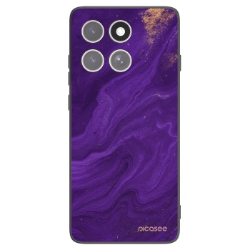 Picasee silikonový černý obal pro Motorola Edge 60 Fusion - Fialová