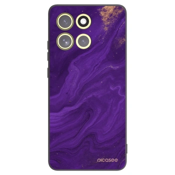 Picasee silikonový černý obal pro Motorola Moto G86 Power 5G - Fialová
