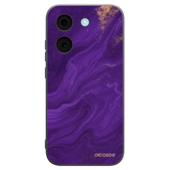 Picasee silikonový černý obal pro Xiaomi Poco X8 Pro - Fialová