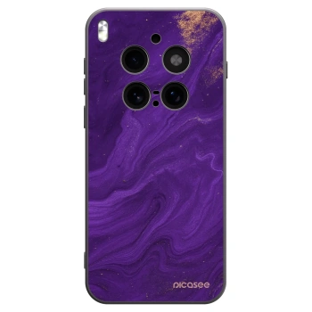 Picasee silikonový černý obal pro Vivo X300 Pro - Fialová