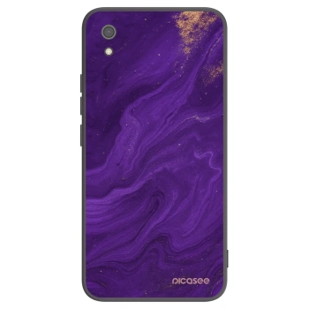 Picasee silikonový černý obal pro Xiaomi Redmi 7A - Fialová