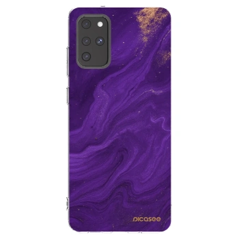 Picasee silikonový průhledný obal pro Samsung Galaxy S20+ G985F - Fialová