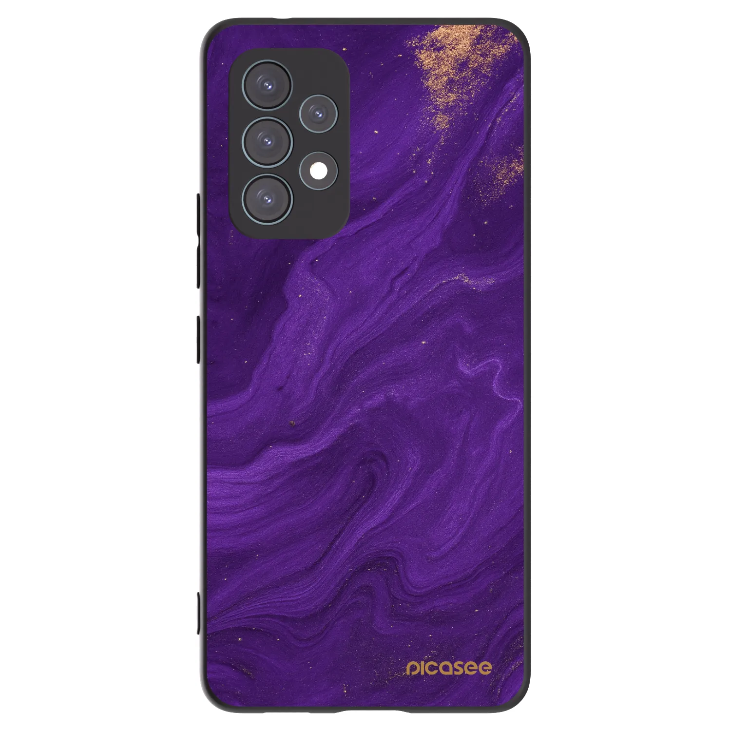 Picasee silikonový černý obal pro Samsung Galaxy A53 5G A536 - Fialová