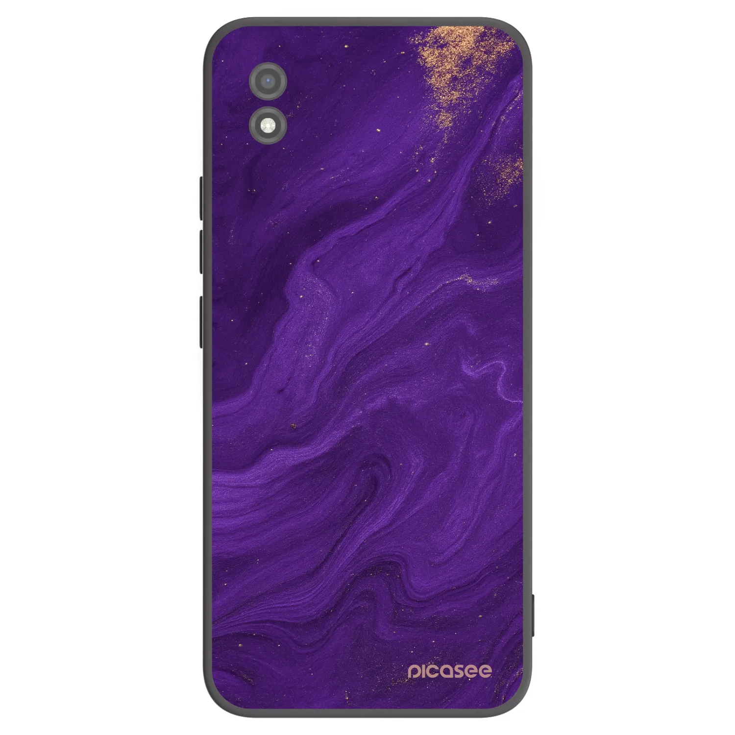 Picasee silikonový černý obal pro Realme C11 (2021) - Fialová