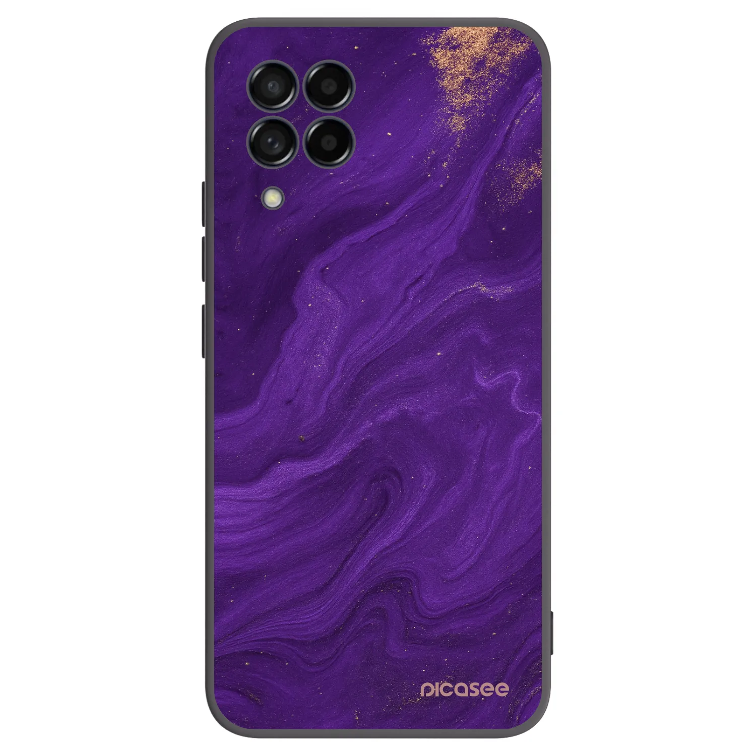 Picasee silikonový černý obal pro Samsung Galaxy M53 5G - Fialová