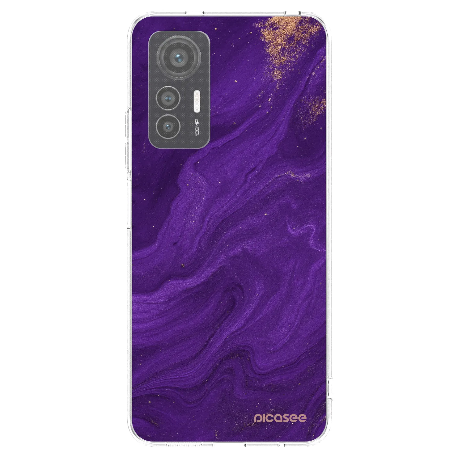 Picasee silikonový průhledný obal pro Xiaomi 12 Lite - Fialová