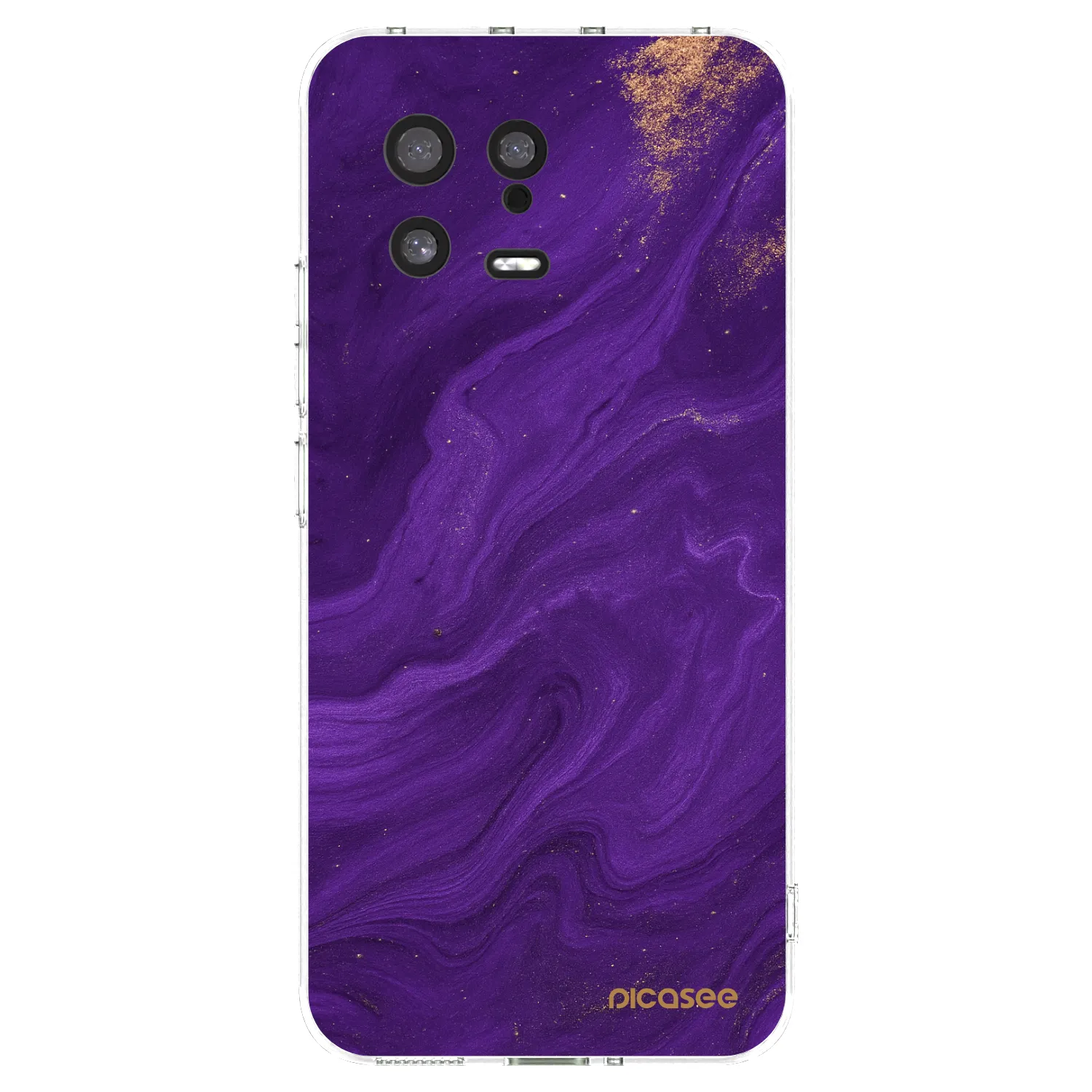 Picasee silikonový průhledný obal pro Xiaomi 13 - Fialová