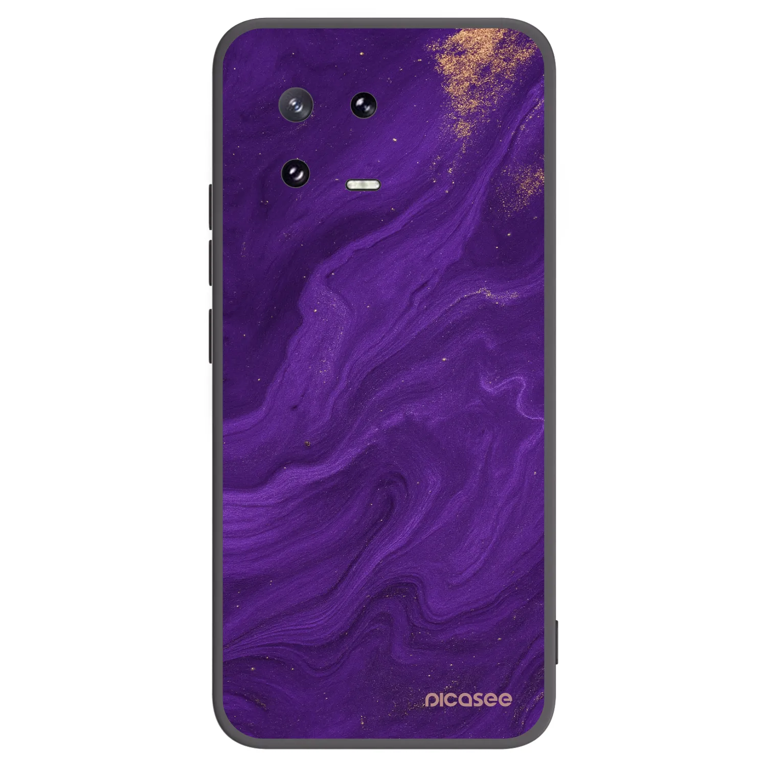 Picasee silikonový černý obal pro Xiaomi 13 Pro - Fialová