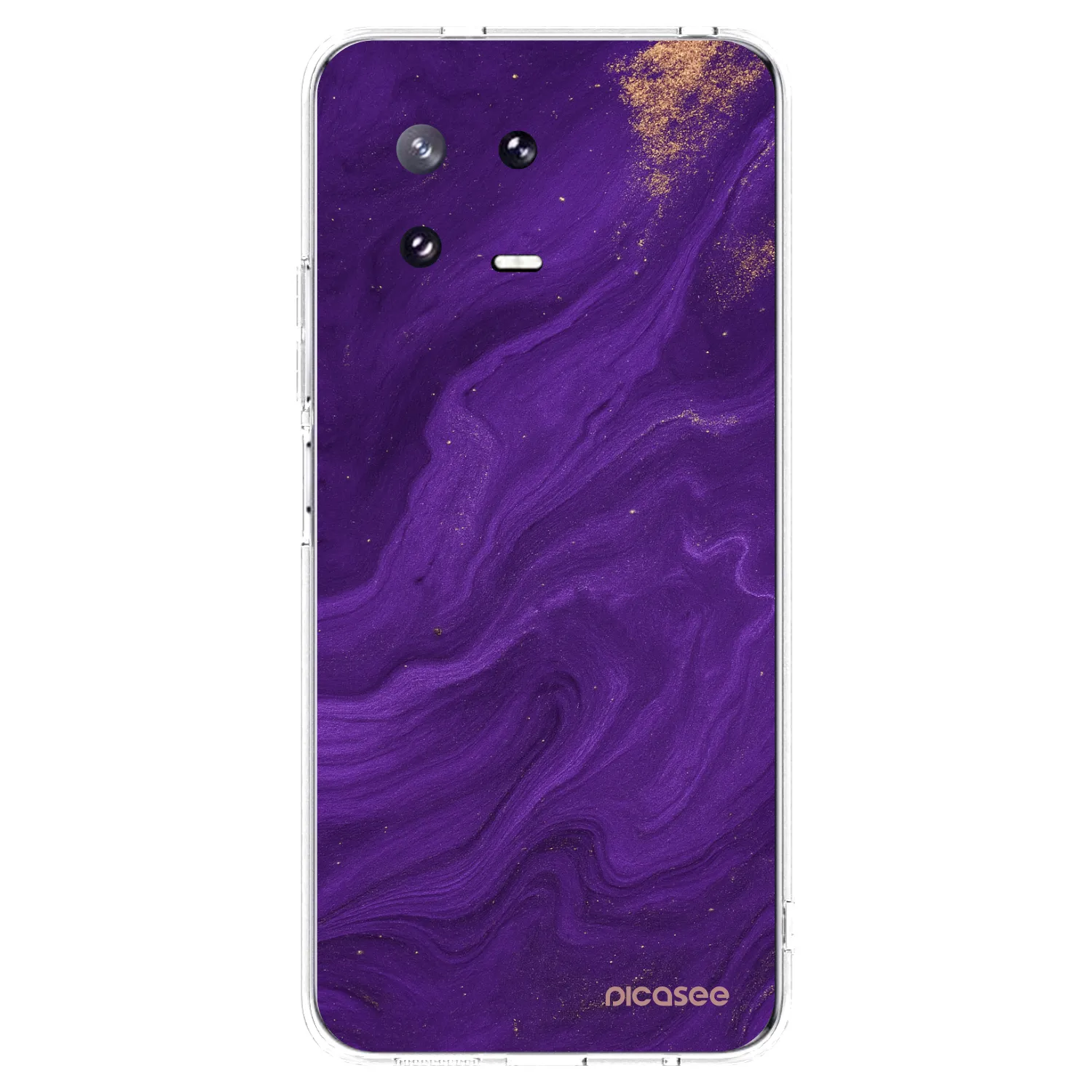 Picasee silikonový průhledný obal pro Xiaomi 13 Pro - Fialová
