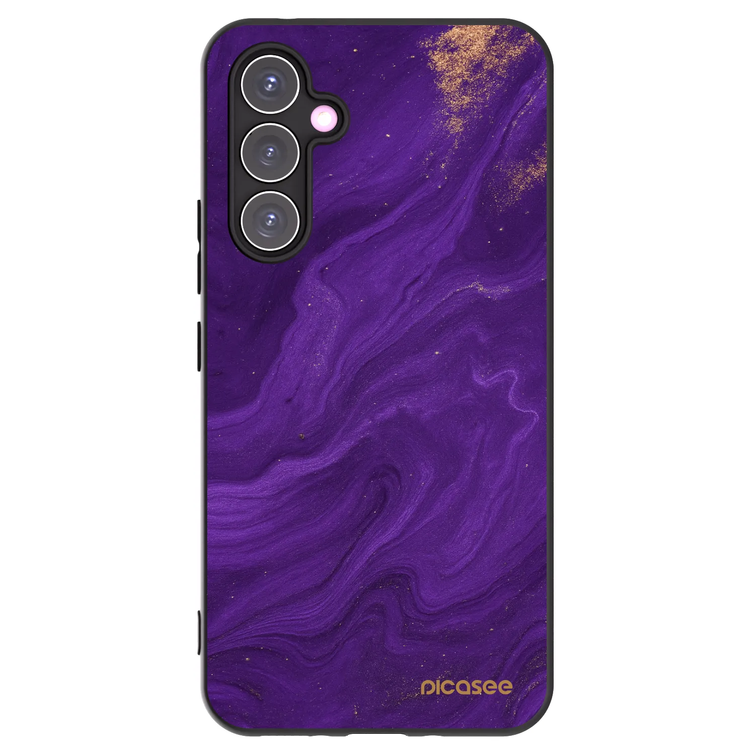 Picasee silikonový černý obal pro Samsung Galaxy A54 5G A546B - Fialová
