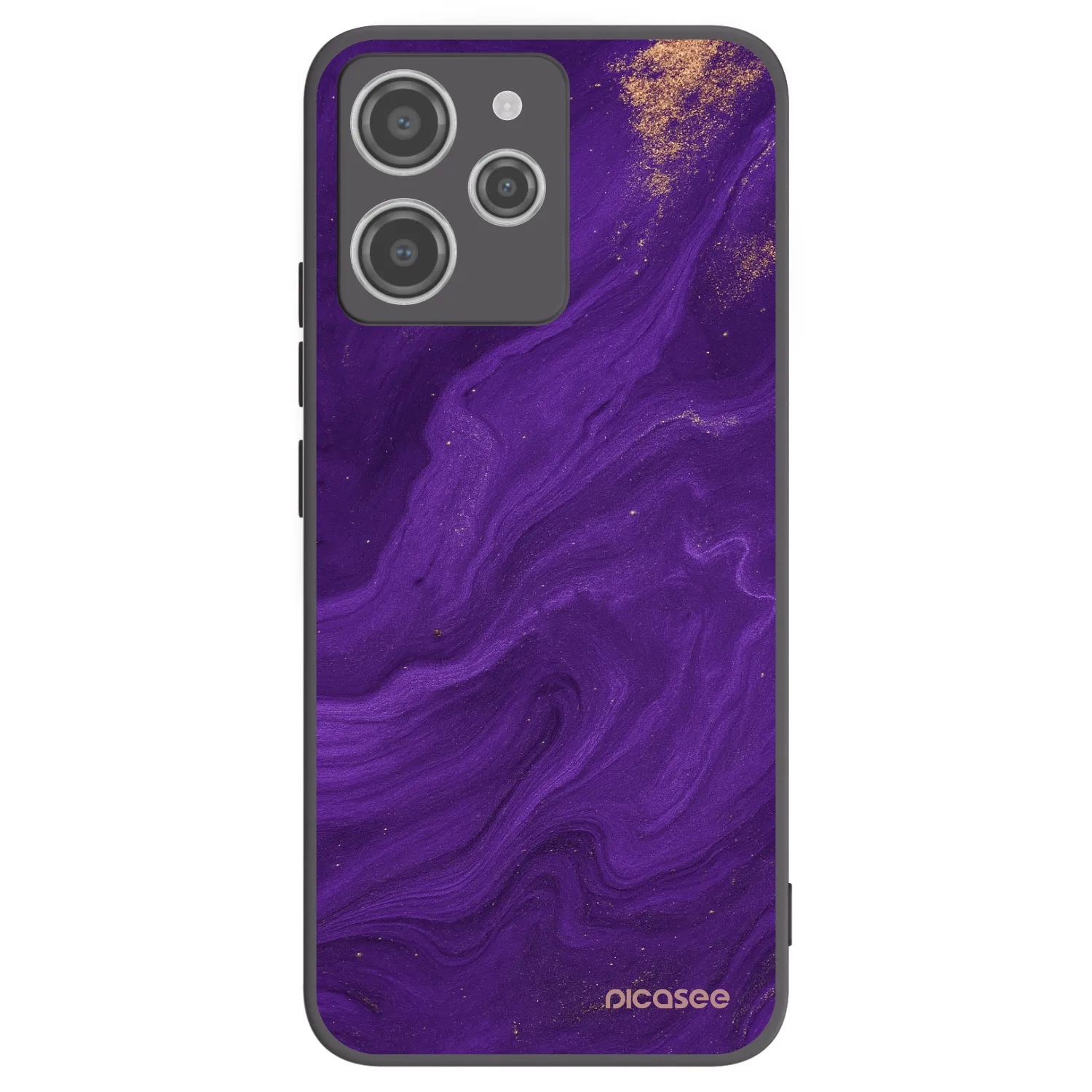Picasee silikonový černý obal pro Xiaomi Redmi 12 4G - Fialová