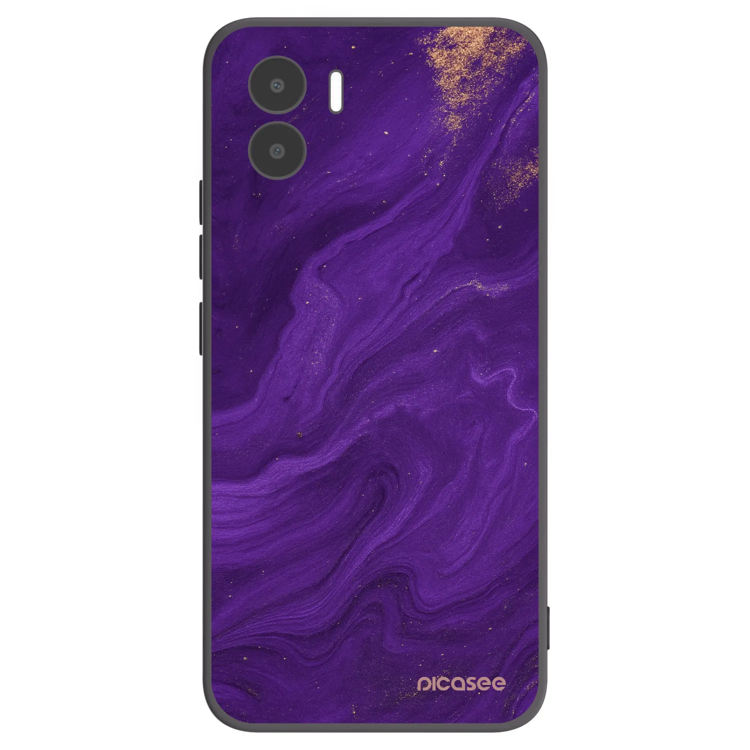 Picasee silikonový černý obal pro Xiaomi Redmi A2 - Fialová