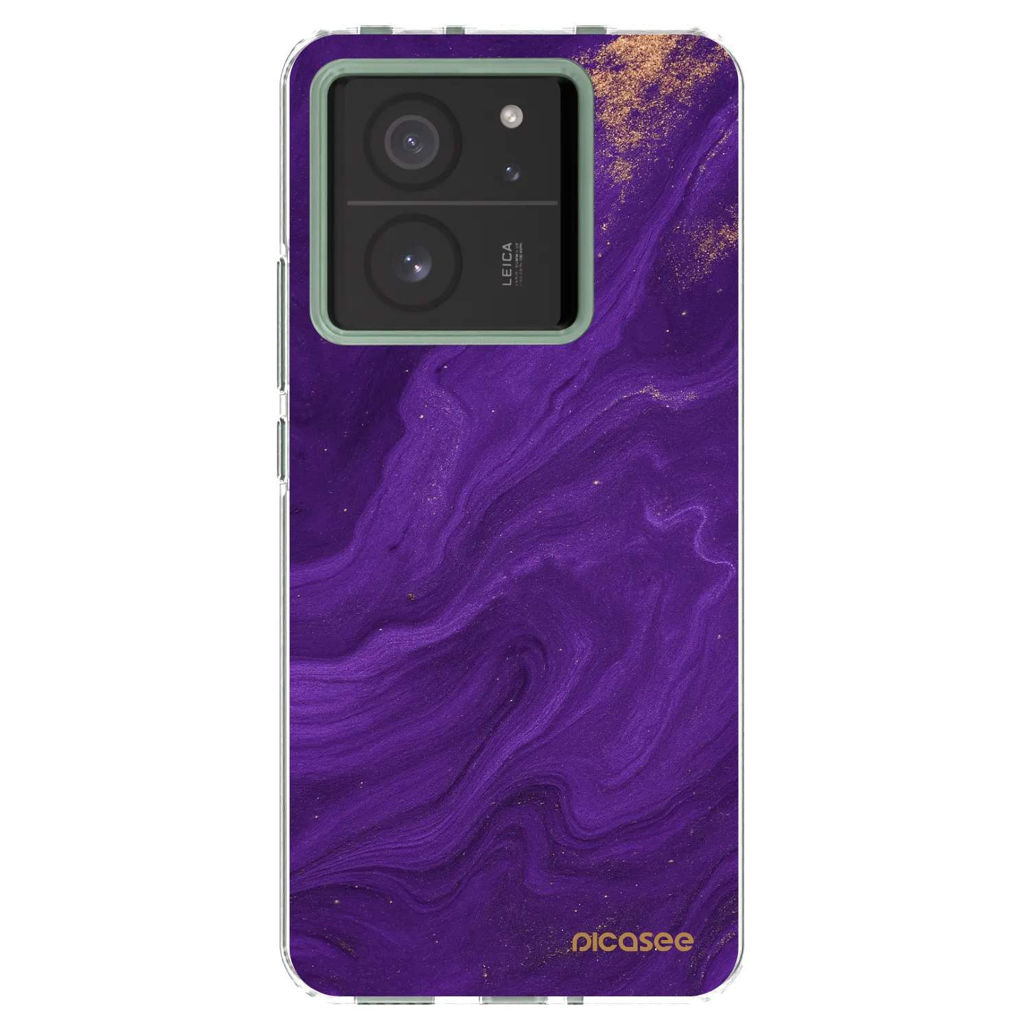 Picasee silikonový průhledný obal pro Xiaomi 13T - Fialová