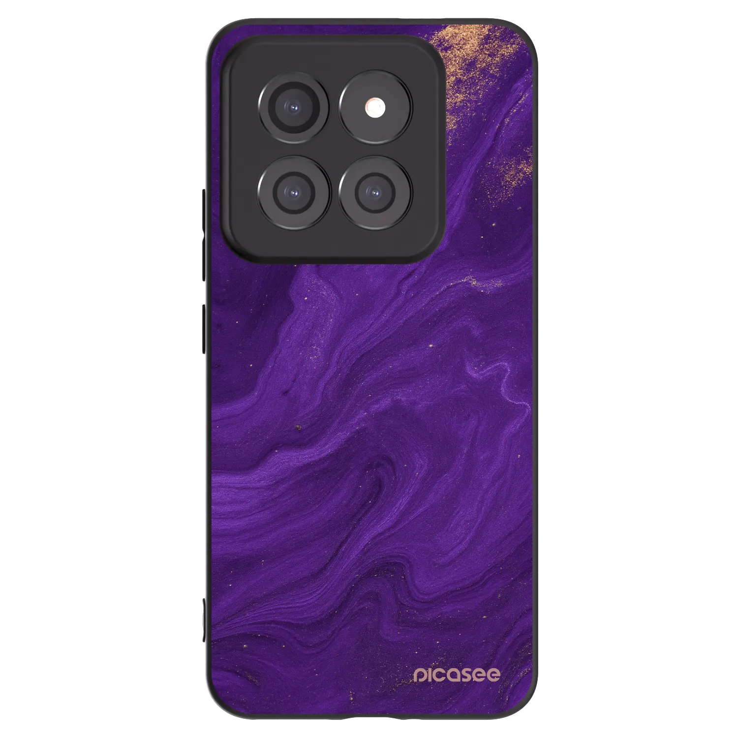 Picasee silikonový černý obal pro Xiaomi 14 Pro - Fialová